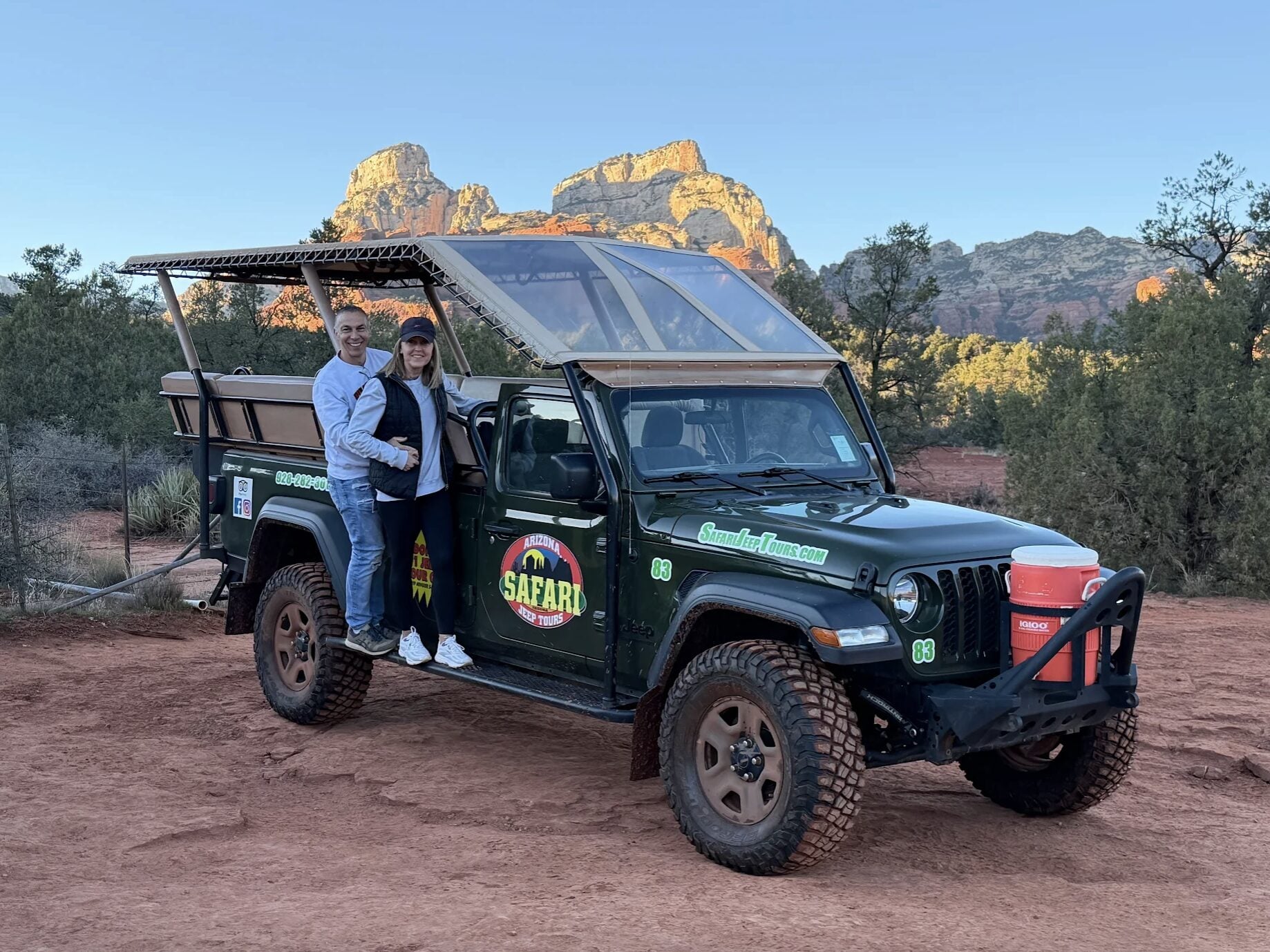 Sedona Local Partners & Favorites 4 Family riding a UTV rental through Sedona backcountry