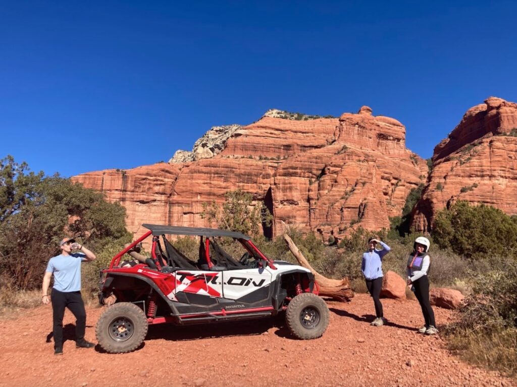 Why UTV Adventures Are One of Sedona's Most Popular Activities 1 UTV adventures in Sedona - family exploring red rock trails